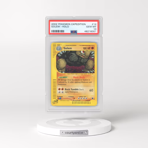 2002 Pokémon Expedition #14 Golem - Holo (PSA 10 GEM MINT)
