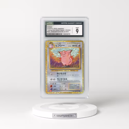 2023 Trading Card Game Classic - CLF, CLL, CLK #014/032 Clefable - Holo Charizard & Ho-Oh ex Deck - CLL (CGC 9 MINT)