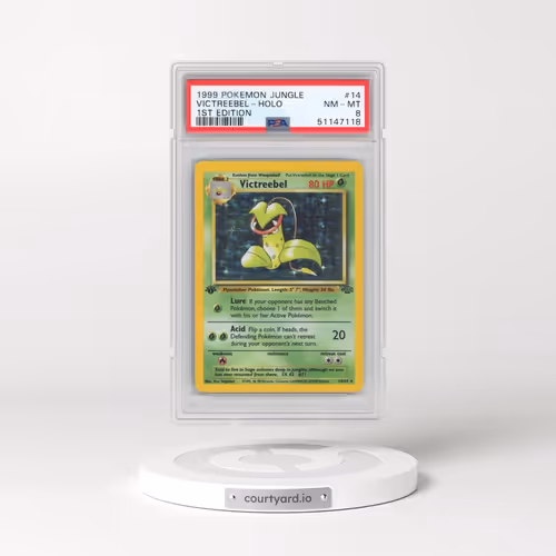 1999 Pokémon Jungle #14 Victreebel - 1st Edition Holo (PSA 8 NM-MT)