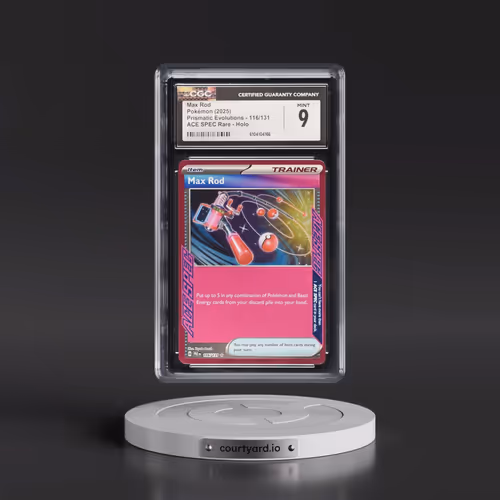 2024 Prismatic Evolutions - PRE EN #116/131 Max Rod - ACE SPEC Rare Holo (CGC 9 MINT)