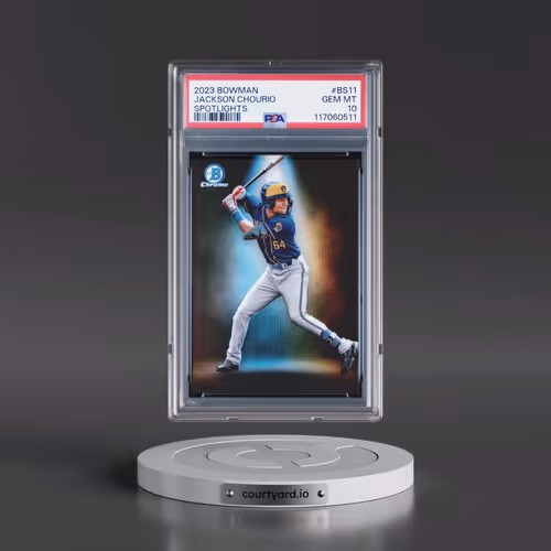 2023 Bowman Spotlights #BS11 Jackson Chourio (PSA 10 GEM MINT)