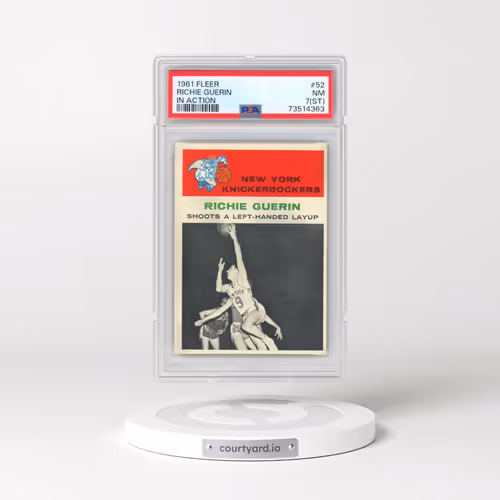 1961 Fleer #52 Richie Guerin - In Action (PSA 7 NM)