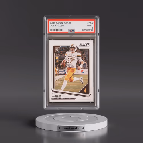2018 Panini Score #350 Josh Allen (PSA 9 MINT)
