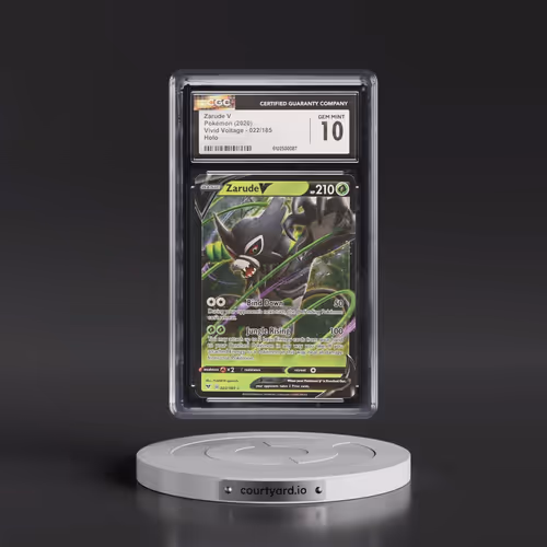 2020 Vivid Voltage #022/185 Zarude V - Holo (CGC 10 GEM MINT)