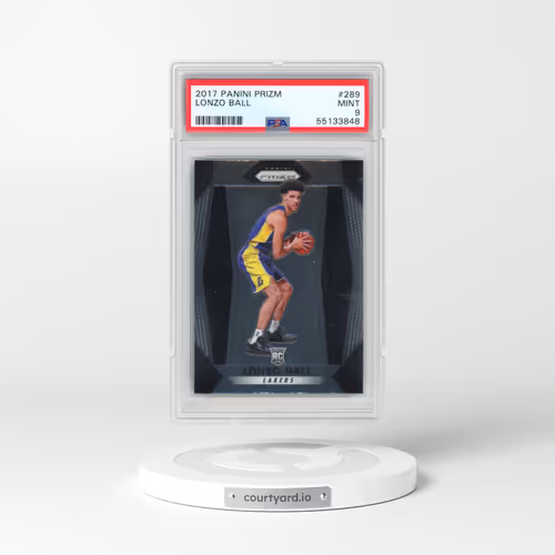 2017 Panini Prizm #289 Lonzo Ball (PSA 9 MINT)