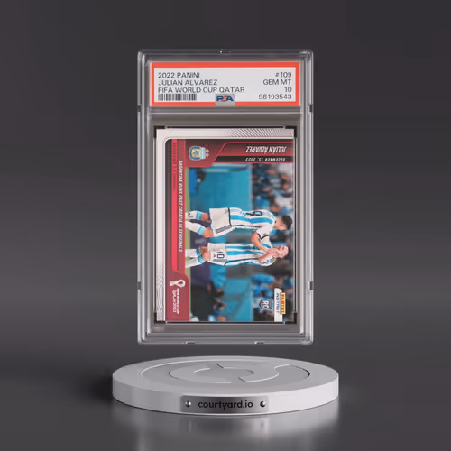 2022 Panini Instant FIFA World Cup Qatar #109 Julian Alvarez (PSA 10 GEM MINT)