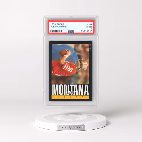 1985 Topps #157 Joe Montana (PSA 9 MINT)