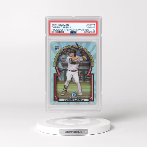 2023 Bowman Rookie of the Year Favorites #ROYF1 Corbin Carroll (PSA 10 GEM MINT)