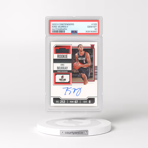 2023 Panini Contenders #125 Kris Murray - Autograph (PSA 10 GEM MINT)