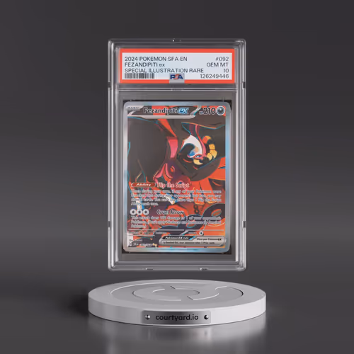 2024 Pokémon Sfa EN-Shrouded Fable #092 Fezandipiti EX - Holo Special Illustration Rare (PSA 10 GEM