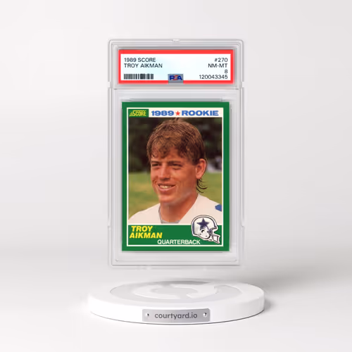 1989 Score #270 Troy Aikman (PSA 8 NM-MT)