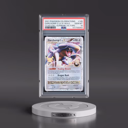 2021 Pokémon Celebrations Classic Collection #145 Garchomp C LV.X - Holo (PSA 10 GEM MINT)