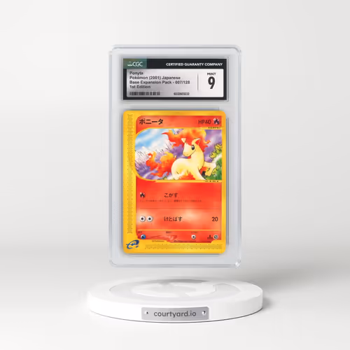 2001 Base Expansion Pack #007/128 Ponyta - 1st Edition (CGC 9 MINT)