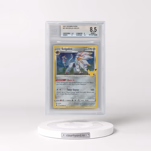 2021 Celebrations #021 Solgaleo - Holo (BGS 8.5 NM-MT+)