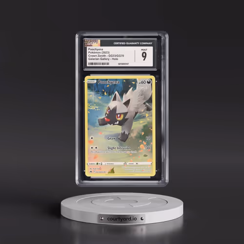 2023 Crown Zenith #GG33/GG70 Poochyena - Galarian Gallery Holo (CGC 9 MINT)