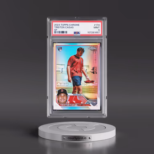 2023 Topps Chrome #174 Triston Casas - SP (PSA 9 MINT)