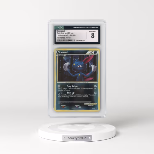 2010 Undaunted #68/90 Sneasel - Reverse Holo (CGC 8 NM-MT)