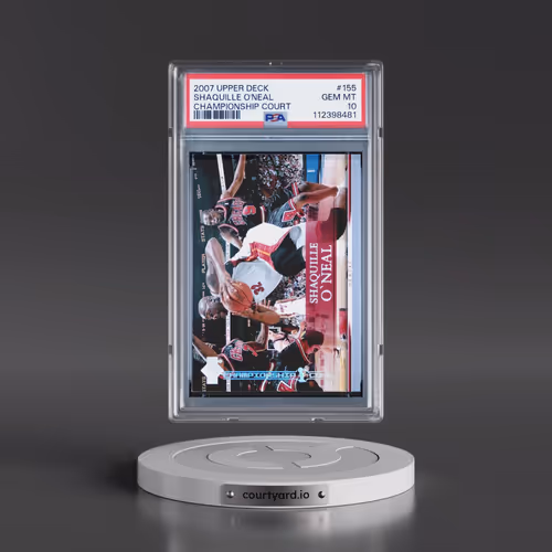 2007 Upper Deck #155 Shaquille O'Neal - Championship Court (PSA 10 GEM MINT)