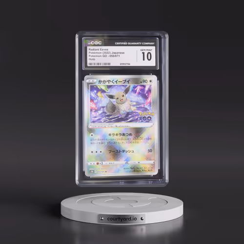 2022 Pokémon GO #055/071 Radiant Eevee - Holo (CGC 10 GEM MINT)
