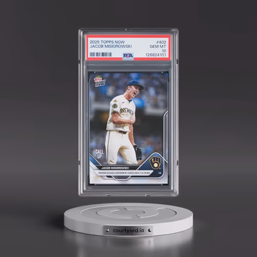 2025 Topps Now #402 Jacob Misiorowski (PSA 10 GEM MINT)