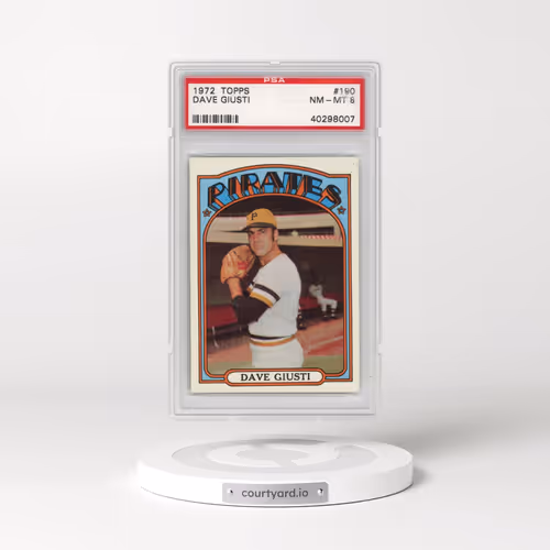 1972 Topps #190 Dave Giusti (PSA 8 NM-MT)