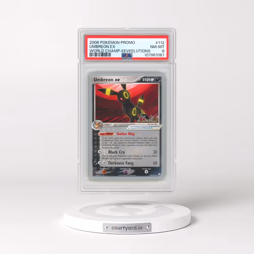 2006 Pokémon World Championships Promo #112 Umbreon EX - Holo Eeveelutions (PSA 8 NM-MT)