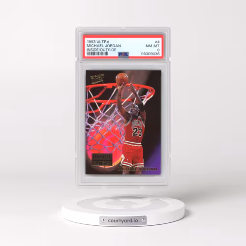 1993 Ultra Inside/Outside #4 Michael Jordan (PSA 8 NM-MT)