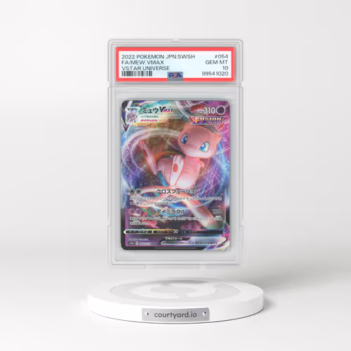 2022 Pokémon Sword & Shield Vstar Universe #054 Mew Vmax - Full Art (PSA 10 GEM MINT)