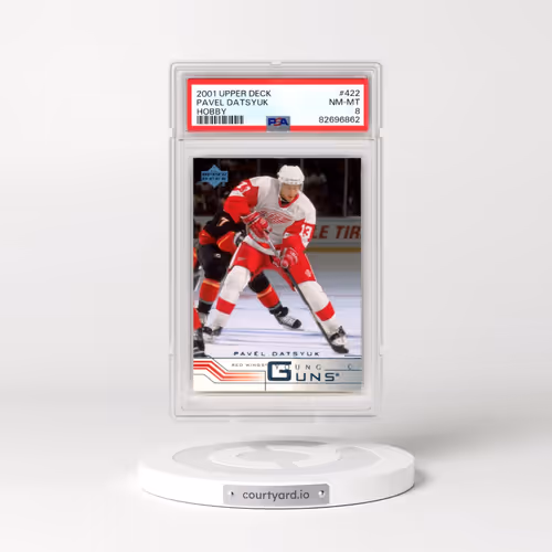 2001 Upper Deck #422 Pavel Datsyuk - Hobby (PSA 8 NM-MT)