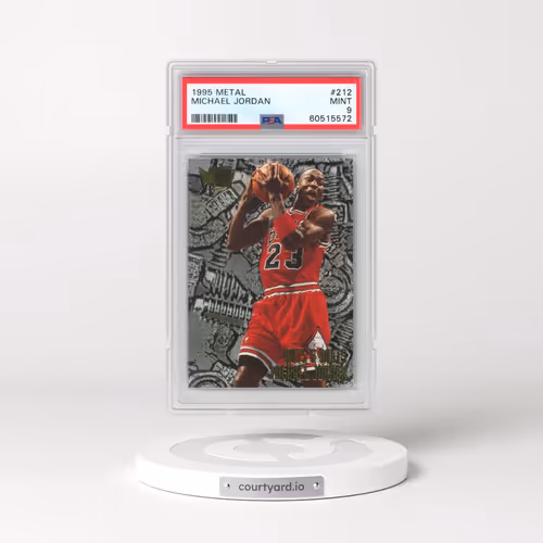 1995 Metal #212 Michael Jordan (PSA 9 MINT)