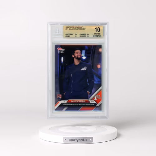 2024 Topps Now #D1 Caleb Williams (BGS 10 PRISTINE)