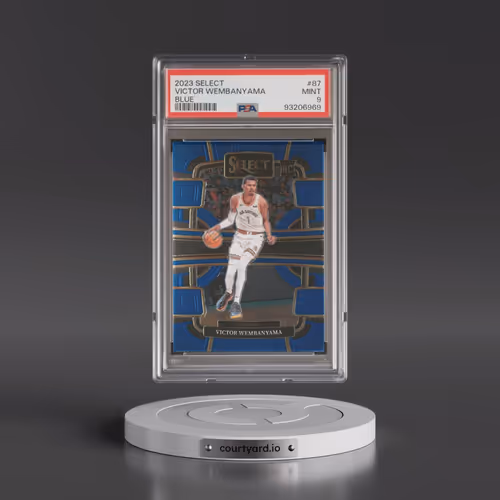 2023 Panini Select #87 Victor Wembanyama - Blue (PSA 9 MINT)