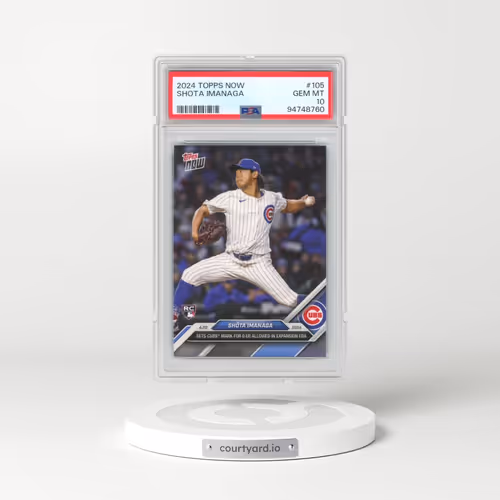 2024 Topps Now #105 Shota Imanaga (PSA 10 GEM MINT)