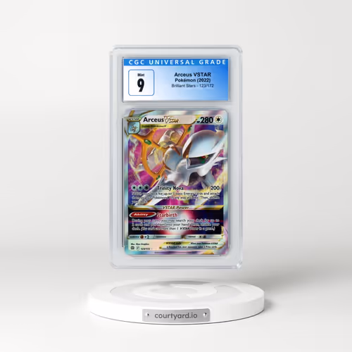 2022 Brilliant Stars #123/172 Arceus VSTAR - Holo (CGC 9 MINT)
