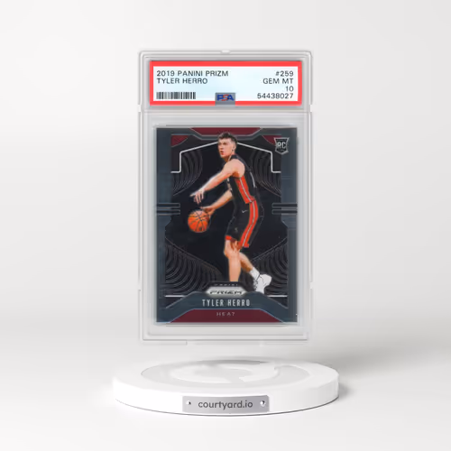 2019 Panini Prizm #259 Tyler Herro (PSA 10 GEM MINT)