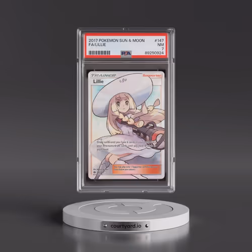 2017 Pokémon Sun & Moon #147 Lillie - Full Art (PSA 7 NM)