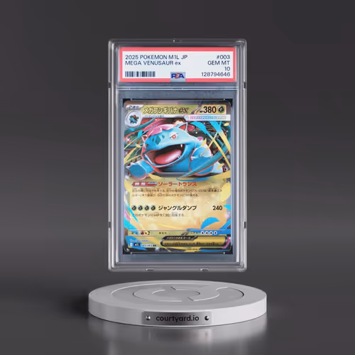 2025 Pokémon M1l-Mega Brave #003 Mega Venusaur EX - Holo (PSA 10 GEM MINT)