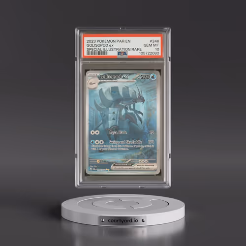 2023 Pokémon Par EN-Paradox Rift #246 Golisopod EX - Holo Special Illustration Rare (PSA 10 GEM MINT