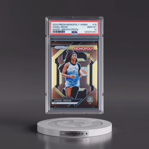 2024 Panini Prizm Monopoly WNBA Insert #16 Angel Reese - Brown Prizm (PSA 10 GEM MINT)