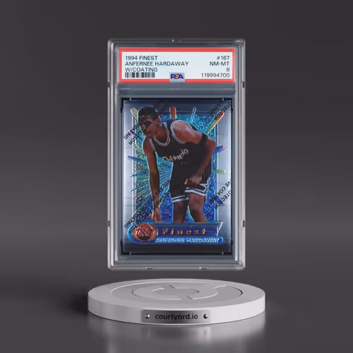 1994 Finest #167 Anfernee Hardaway - w/Coating (PSA 8 NM-MT)