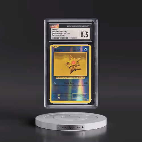 2016 Evolutions #30/108 Staryu - Reverse Holo (CGC 8.5 NM-MT+)