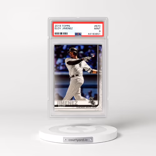 2019 Topps #670 Eloy Jimenez (PSA 9 MINT)