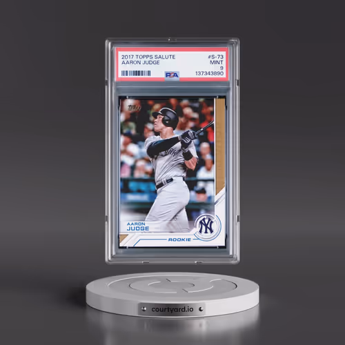 2017 Topps Salute #S-73 Aaron Judge (PSA 9 MINT)
