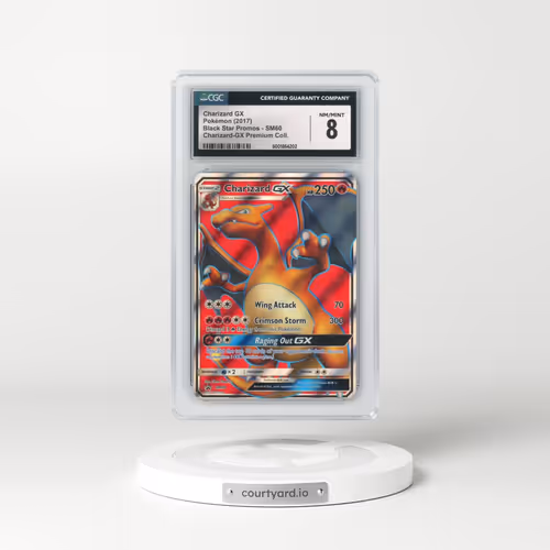 2016 Black Star Promos - Sun & Moon #SM60 Charizard GX - Holo Charizard-GX Premium Collection (CGC 8