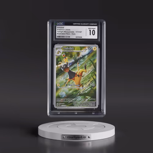 2024 Twilight Masquerade - TWM EN #177/167 Heliolisk - Illustration Rare Holo (CGC 10 GEM MINT)