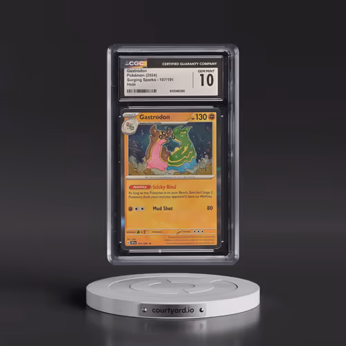 2024 Surging Sparks - SSP EN #107/191 Gastrodon - Holo (CGC 10 GEM MINT)
