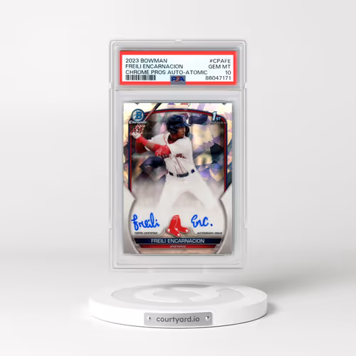 2023 Bowman Chrome Prospect Autographs #CPAFE Freili Encarnacion - Atomic Refractor (PSA 10 GEM MINT)