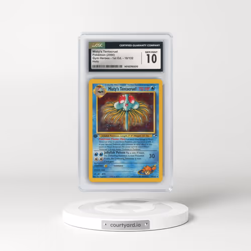 2000 Gym Heroes #10/132 Misty's Tentacruel - 1st Edition Holo (CGC 10 GEM MINT)