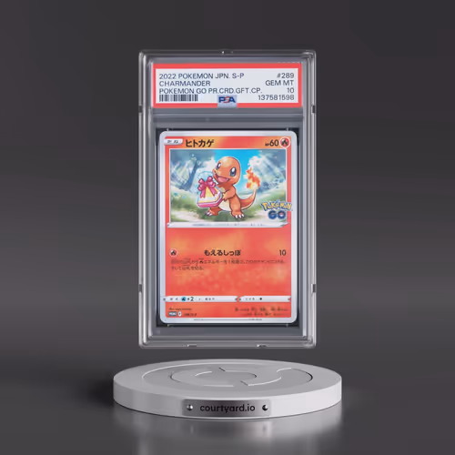 2022 Pokémon S Promo #289 Charmander - Pokemon Go Promo Card Gift Campaign (PSA 10 GEM MINT)
