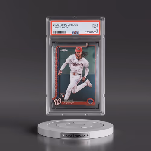 2025 Topps Chrome #132 James Wood (PSA 9 MINT)